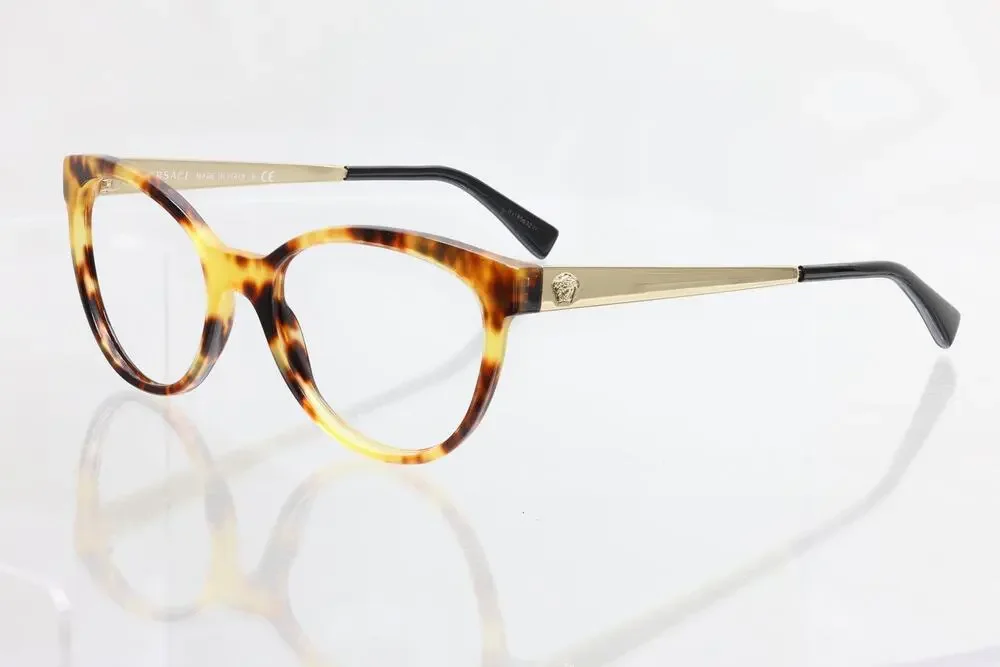 Versace MOD.3237 5208 52-17-140mm Eyeglass FRAMES ONLY - GOOD CONDITION - READ